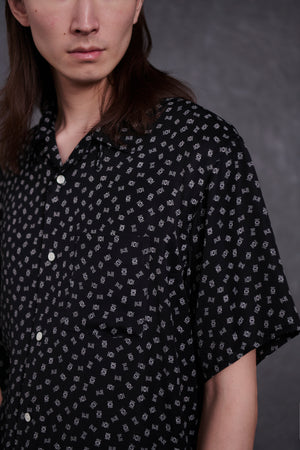 ORIGINAL PRINTED OPEN COLLAR SHIRTS (Deco Monogram) Short-sleeve - 251OJ-SH19