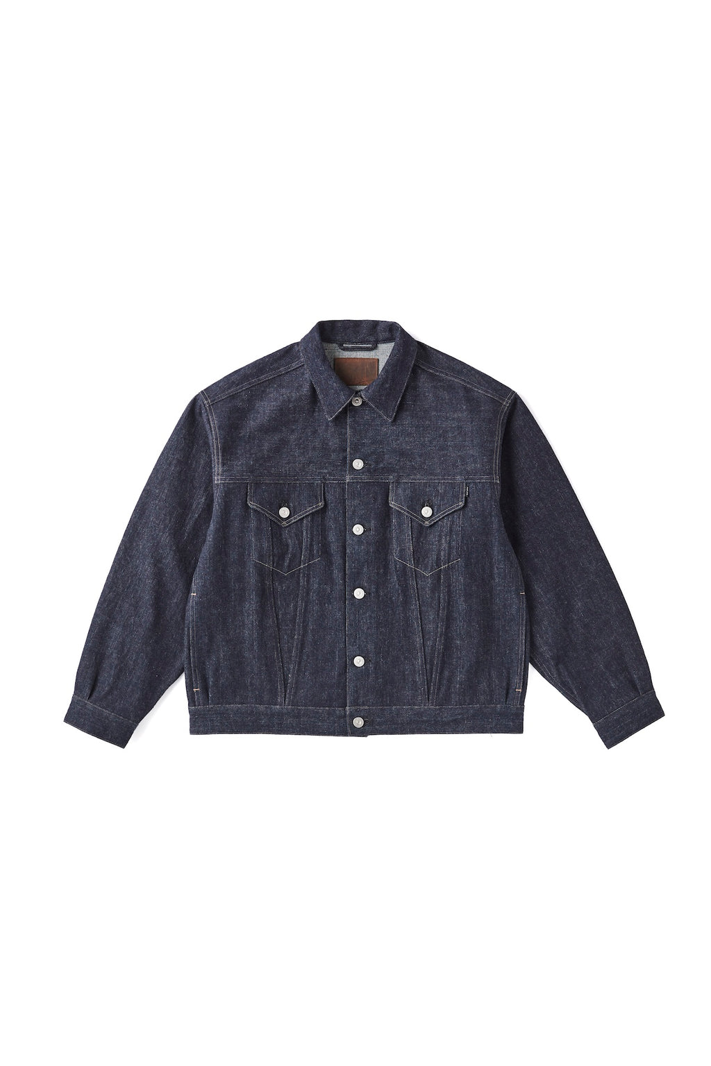 CURVED FLAP JEAN JACKET - 251OJ-JK17