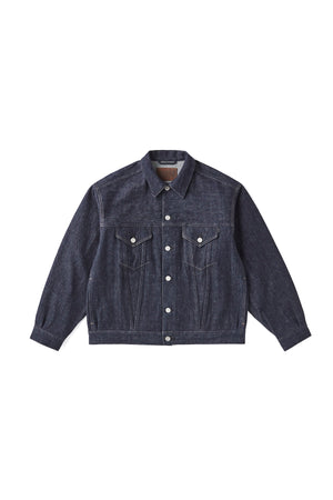 CURVED FLAP JEAN JACKET - 251OJ-JK17