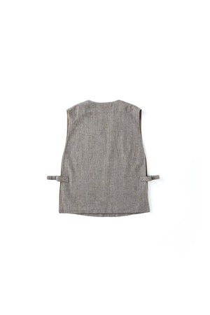 SLIT-SIDE GENTS VEST - 242OJ-VT01