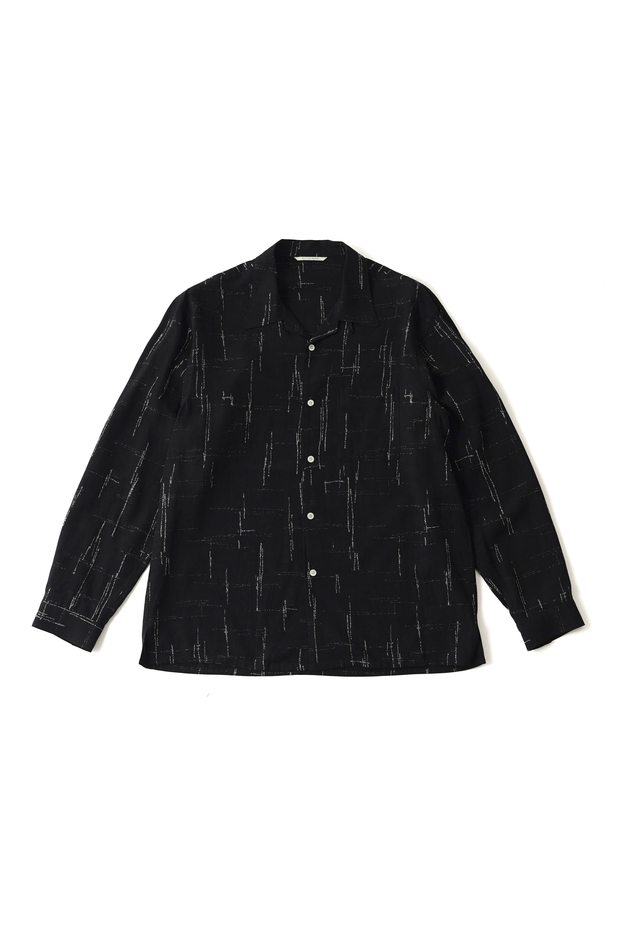 ORIGINAL PRINTED OPEN COLLAR SHIRTS (KASURI) Long-sleeve - 261OJ