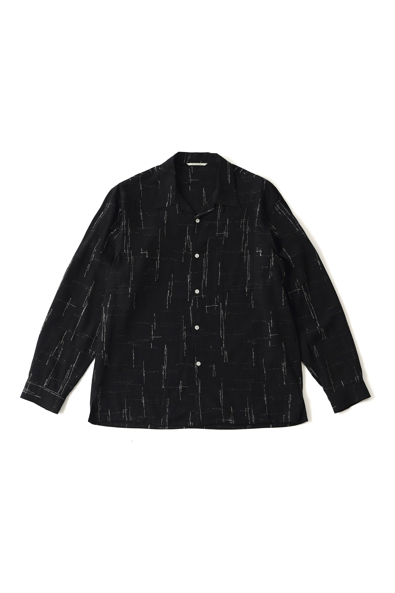 ORIGINAL PRINTED OPEN COLLAR SHIRTS (KASURI) Long-sleeve - 261OJ