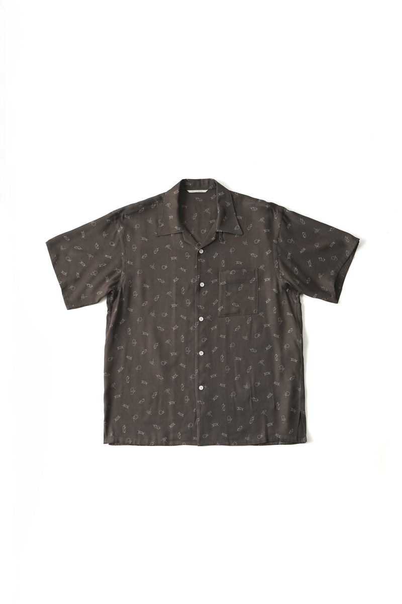 ORIGINAL PRINTED OPEN COLLAR SHIRTS (ROPE KNOT) Short-sleeve - 261OJ-S ...