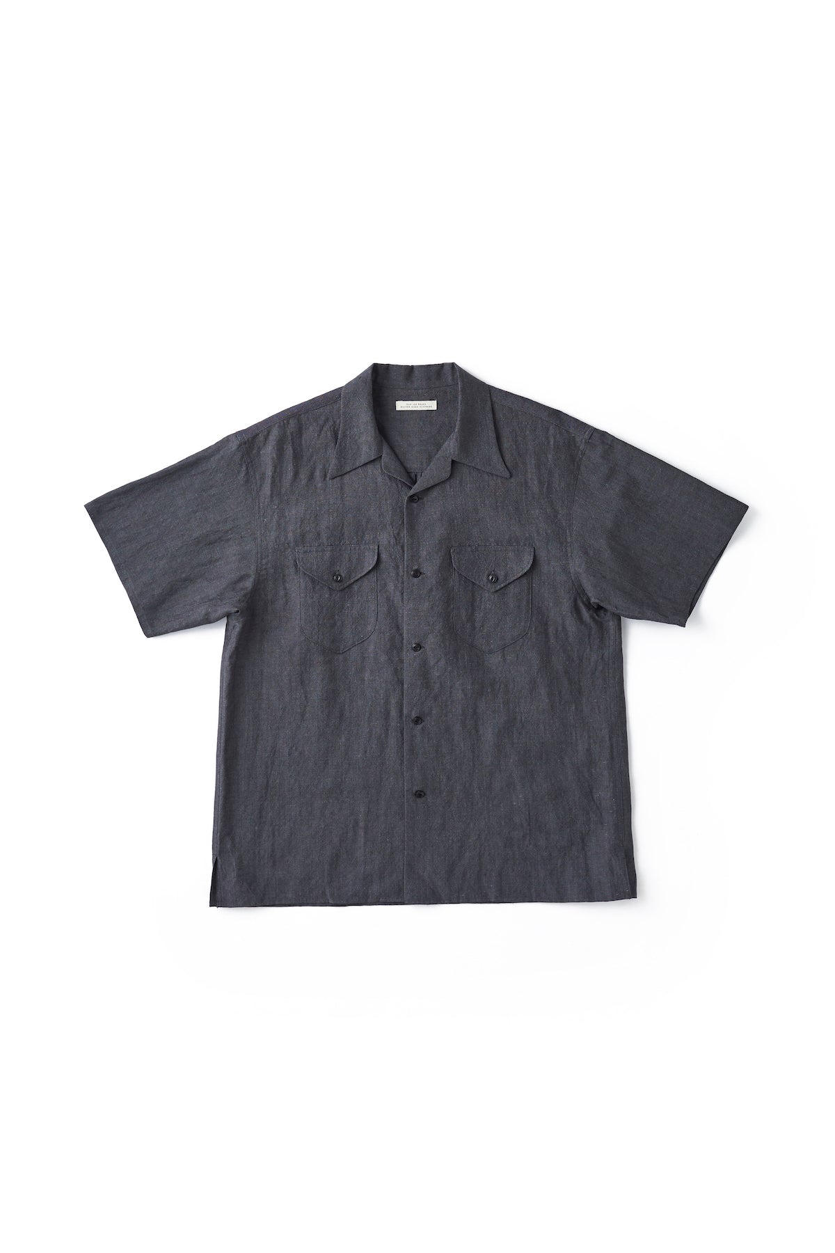 SWALLOW COLLAR SPORTS SHIRTS (WASHER WOOL) Short-sleeve - 241OJ-SH17