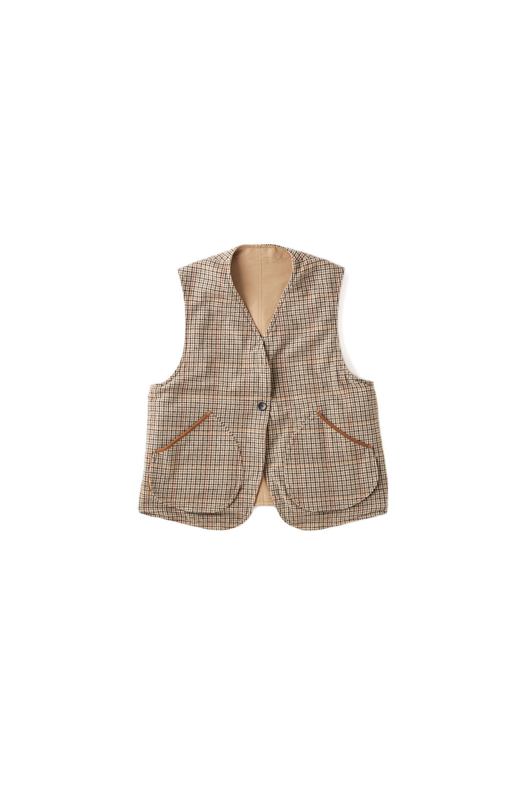 CASHMERE MELTON GAME-KEEPER VEST - 232OJ-VT03