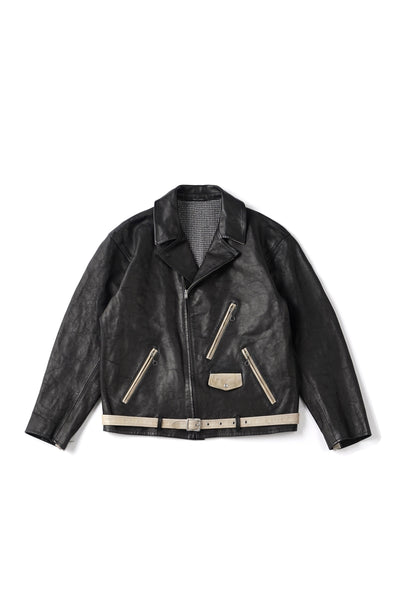 PATINA HORSE-HIDE PERFECTO JACKET (Two-Tone) - 261OJ-JK24 – OLD