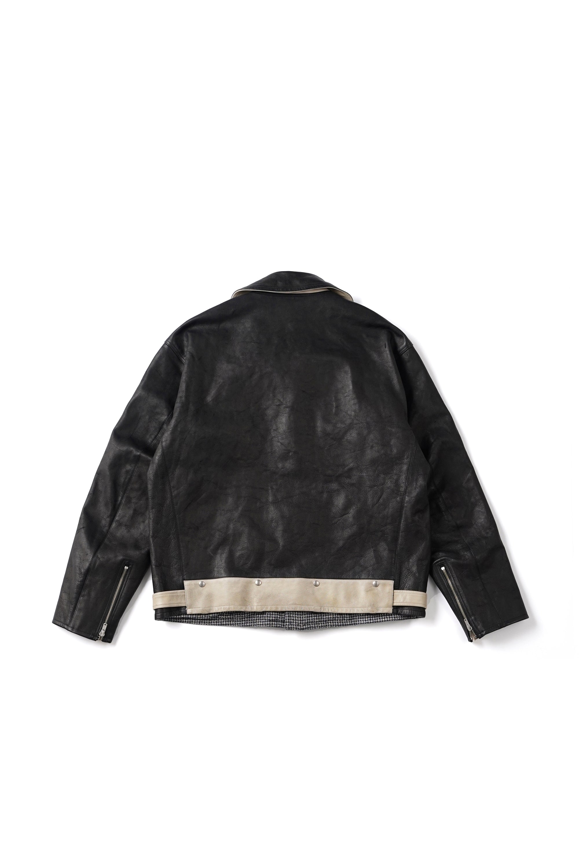 PATINA HORSE-HIDE PERFECTO JACKET (Two-Tone) - 261OJ-JK24 – OLD