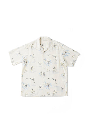 ORIGINAL PRINTED OPEN COLLAR SHIRTS (SWIM) Short-sleeve - 241OJ-SH06