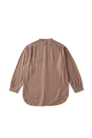 BAND COLLAR LONG TAIL SHIRTS - 252OJ-SH01