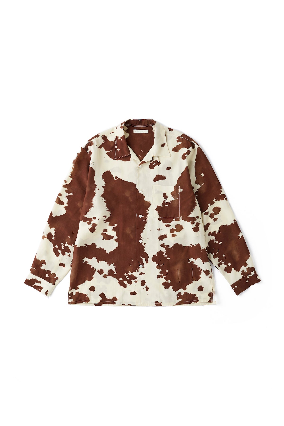 トップス OLD JOE OPEN COLLAR SHIRT COW oldjoe OPEN COLLAR SHIRTS COW