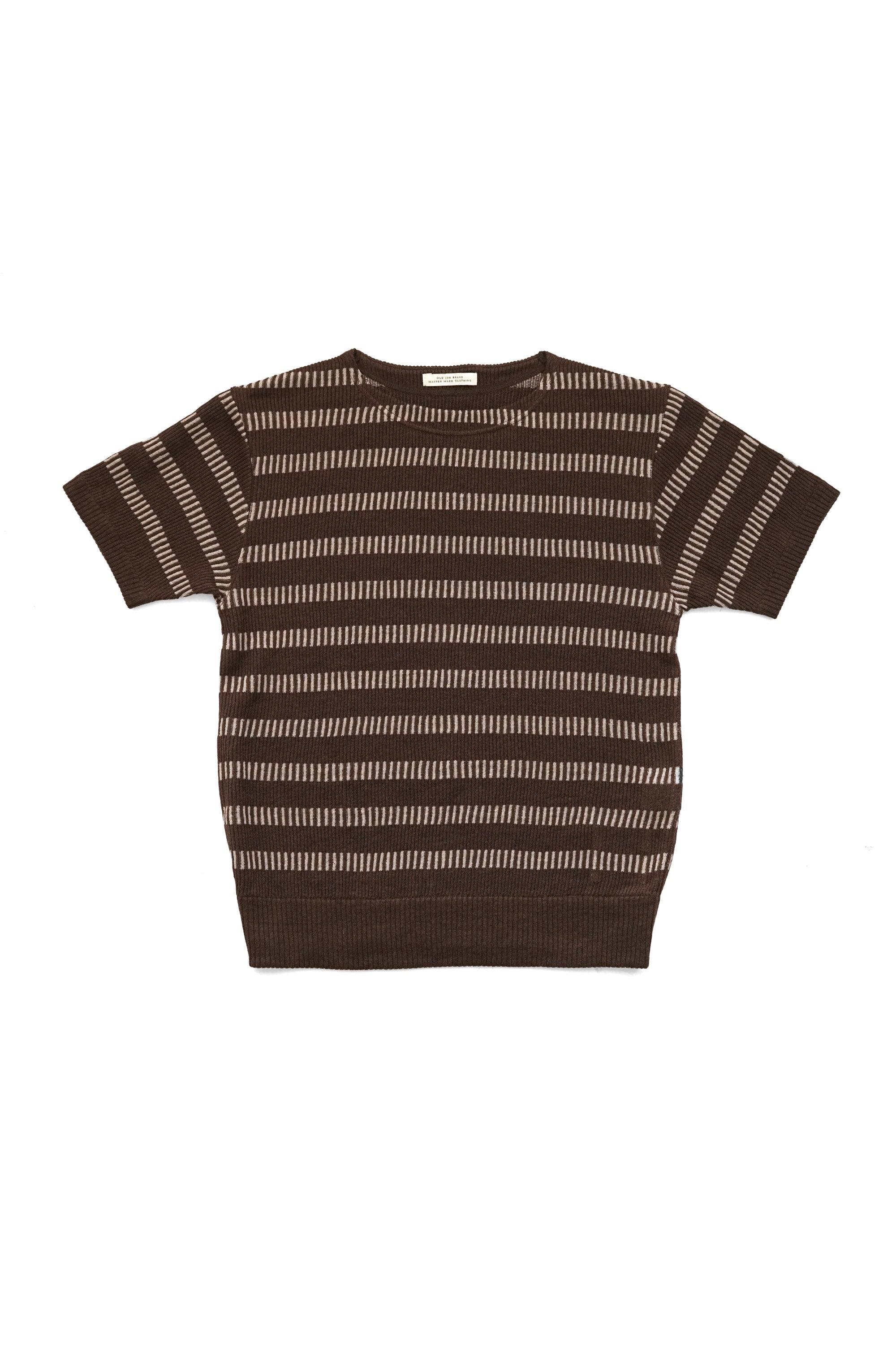 BOAT-NECK EARLY BASQUE (short sleeve) - 211OJ-KN03 – OLD JOE BRAND