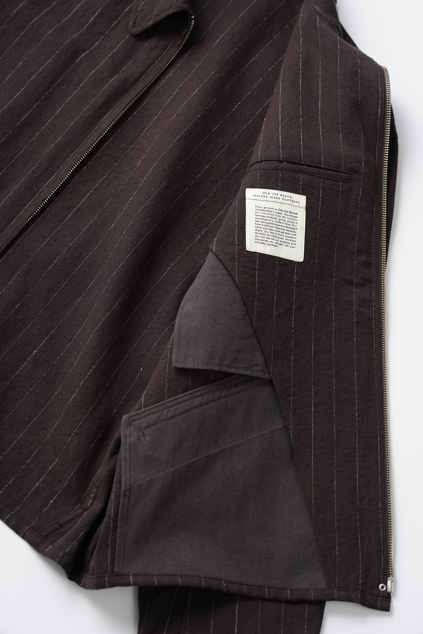 ZIP-FRONT FOSTER JACKET - 261OJ-JK05 – OLD JOE BRAND