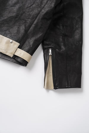 PATINA HORSE-HIDE PERFECTO JACKET (Two-Tone) - 261OJ-JK24 – OLD
