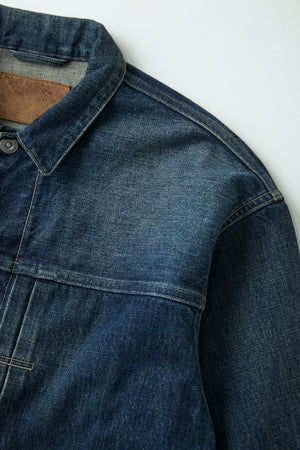 LOWER FLAP POCKET JEAN JACKET(FADE INDIGO) - 241OJ-JK05