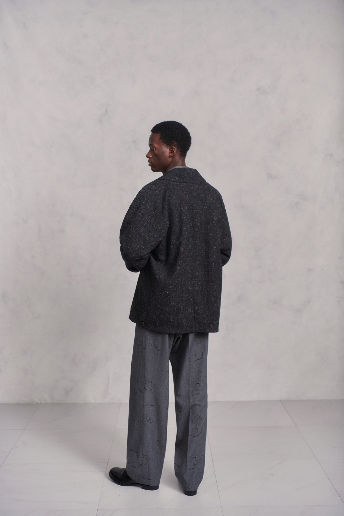 ORIGINAL PRINTED EASY TROUSER (Animal Drawing) - 252OJ-PT06