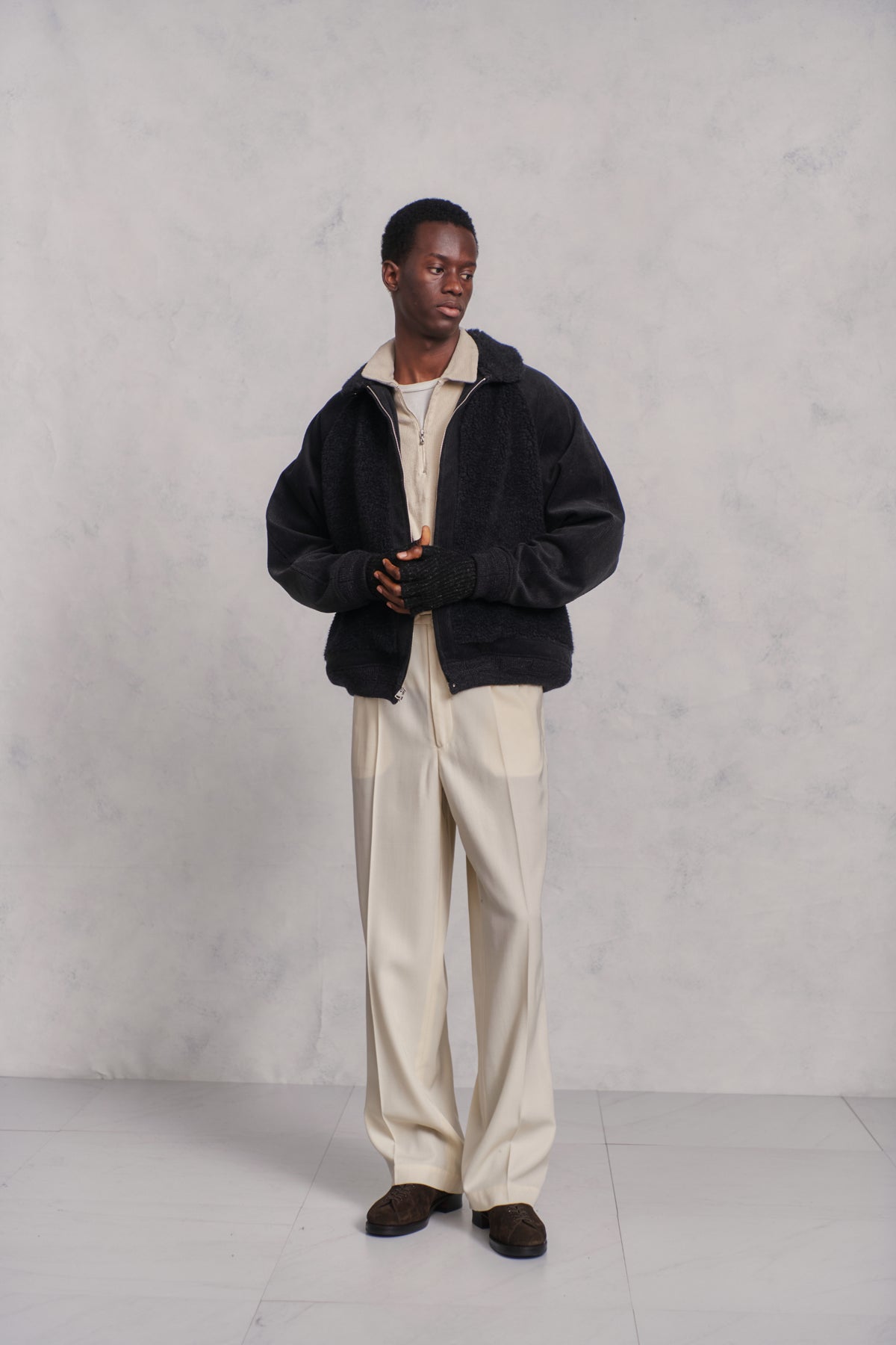 PRINTED CORDS GRIZZLY JACKET - 252OJ-JK10