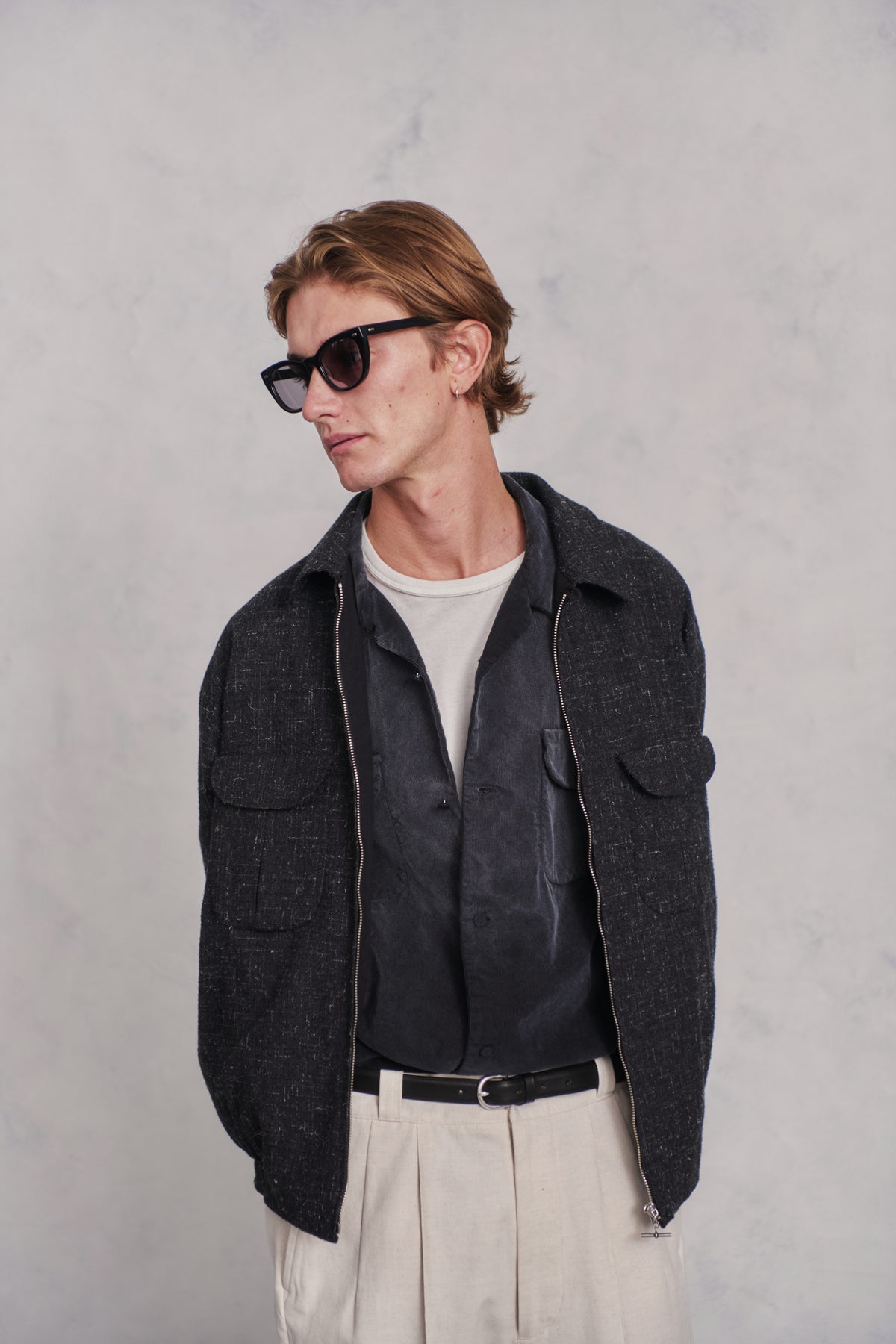 FRONT TUCK ARMY TROUSER - 252OJ-PT07