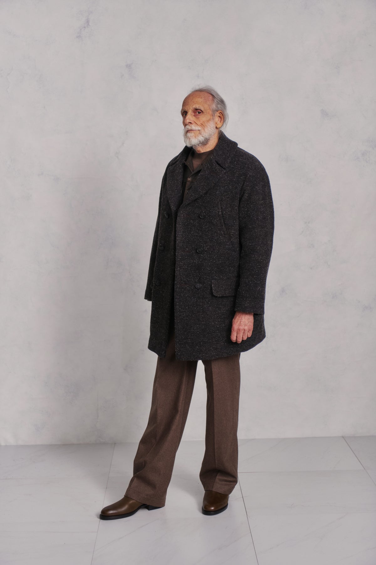 DOUBLE-BREASTED WARD COAT - 252OJ-JK08