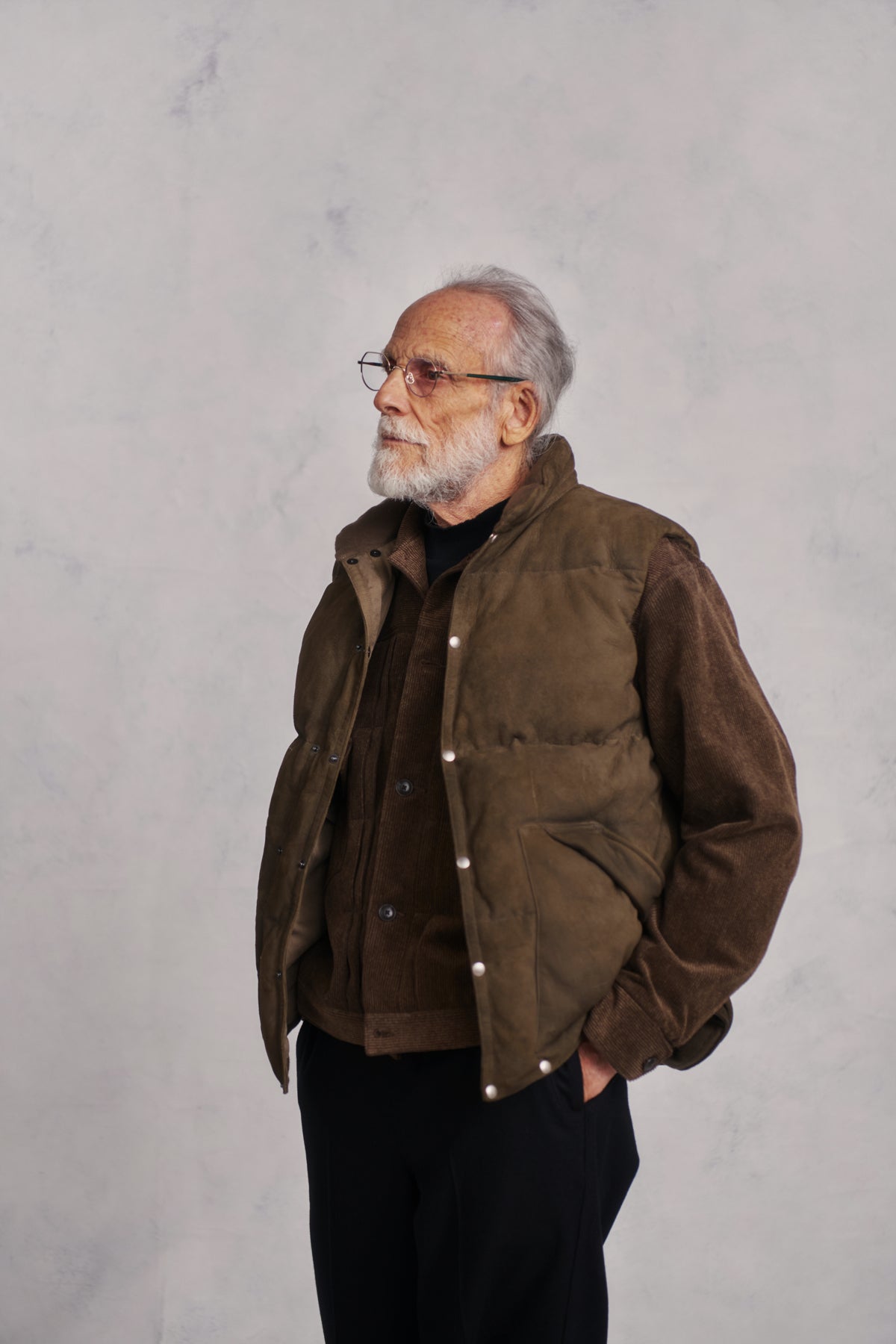 PRINTED CORDS JEAN JACKET - 252OJ-JK11