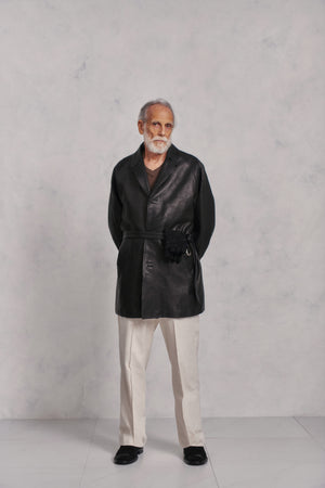 PATINA HORSE-HIDE VEHICLE COAT - 252OJ-JK20