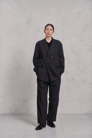 DOUBLE-BREASTED SWING JACKET - 252OJ-JK01 – OLD JOE BRAND