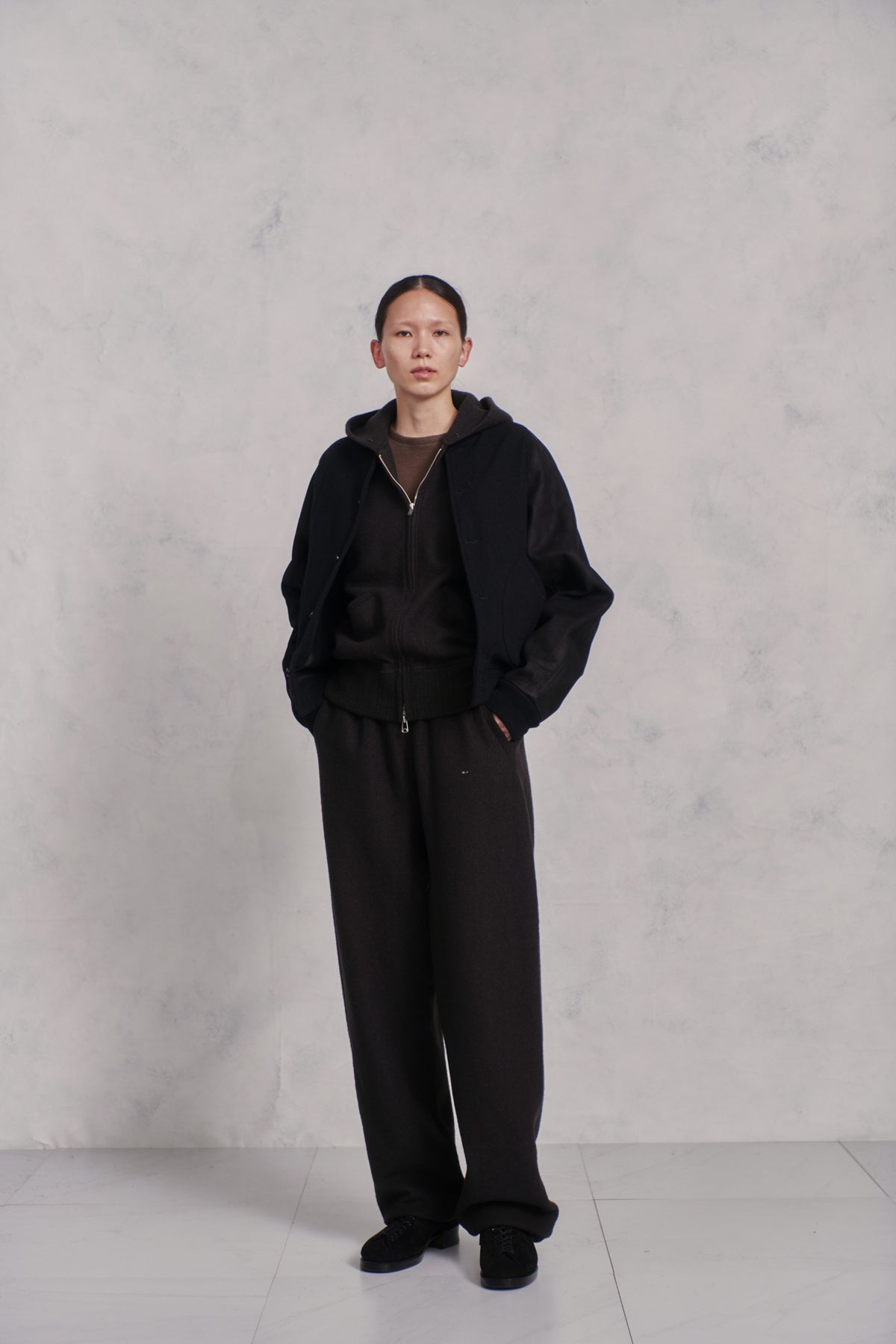 BUTTON-FRONT CAMPBELL JACKET - 252OJ-JK06