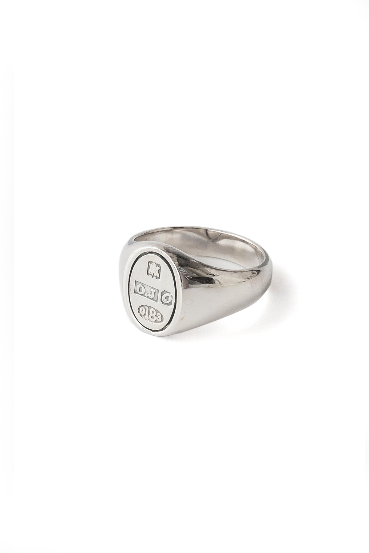 STATE HOUSE (OVAL SIGNET RING / STAMPED) - OJ-AC11 – OLD JOE