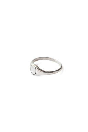 NOVEL LIGHT (SMALL OVAL SIGNET RING / STAMPED) - OJ-AC12