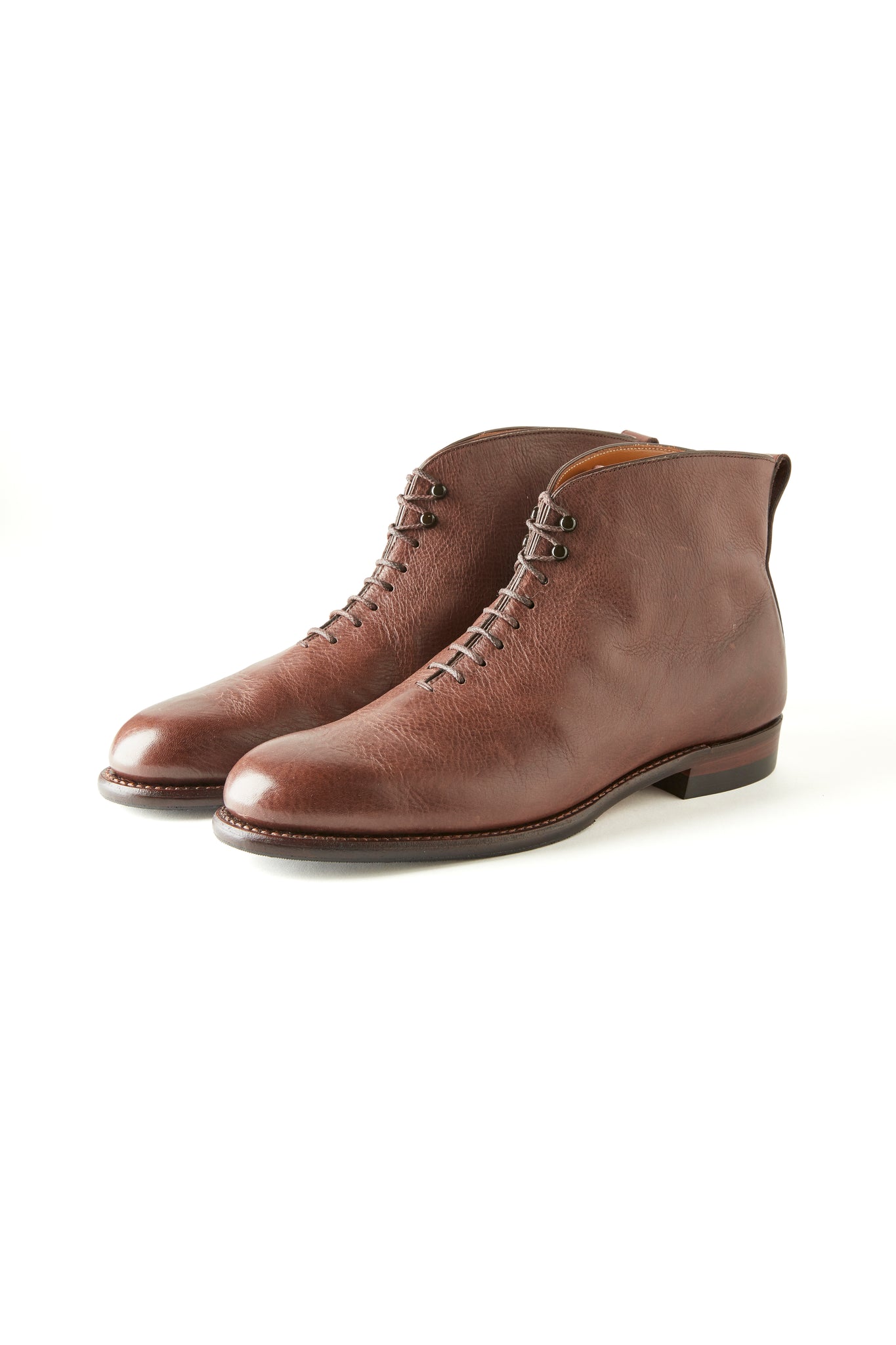 The Bookmaker” ARTISAN LEATHER WHOLE-CUT BOOTS - 261OJ-FW06 – OLD