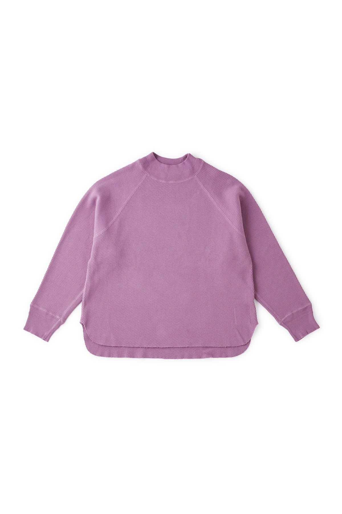 HEAVY HONEYCOMB WUFFLE MOCK-NECK - 222OJ-CT05