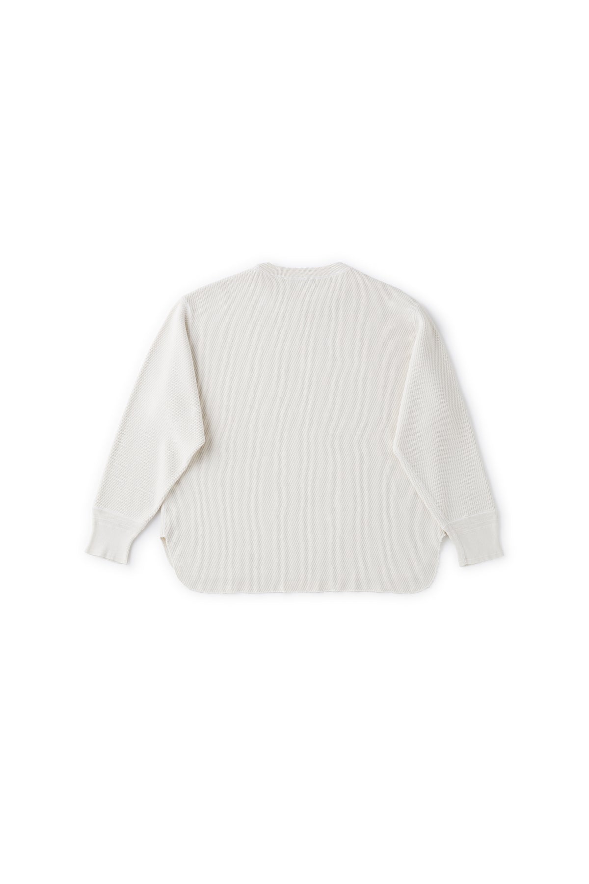 HEAVY HONEYCOMB WUFFLE CREW-NECK - 222OJ-CT04