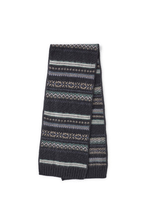 FAIR ISLE SCARF - 222OJ-AC05