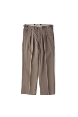 DOUBLE-PLEATED DRAPE TROUSER - 221OJ-PT02