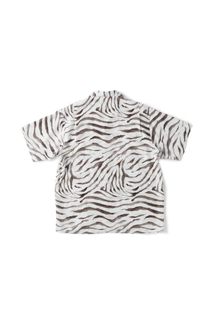 ORIGINAL PRINTED OPEN COLLAR SHIRTS (SAFARI) Short Sleeve - 221OJ-SH08