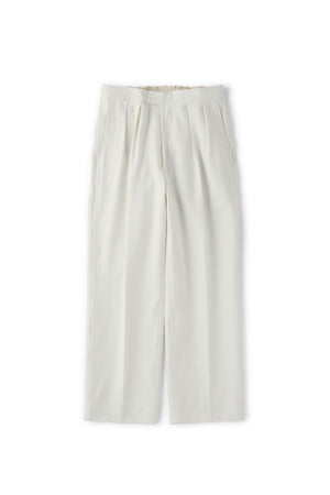 GATHERED BACK SPORTING TROUSER(COTTON) - 222OJ-PT07