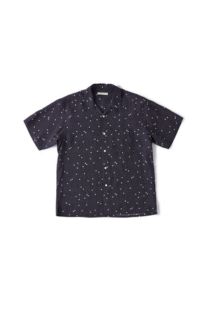 ORIGINAL PRINTED OPEN COLLAR SHIRTS (CALICO) Short Sleeve - 221OJ-SH14