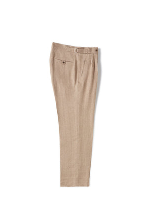 DOUBLE-PLEATED SMARTY TROUSER - 	221OJ-PT01