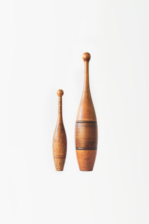 WOODEN BOWLING PINS