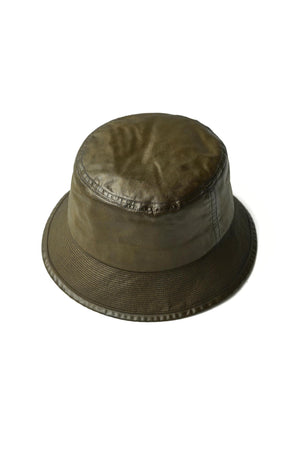 〈 SPOT 〉PATINA OILED CLOTH BUCKET HAT - 222OJ-HT06