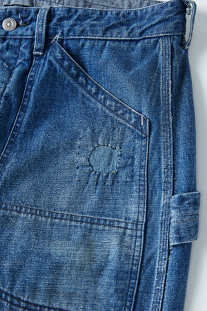 DOUBLE CLOTH FRONT TROUSER (SCAR FACE) - 221OJ-PT10