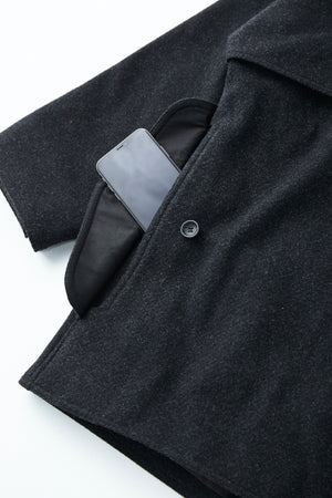 CASHMERE MELTON FIELD-STREAM JACKET - 222OJ-JK09