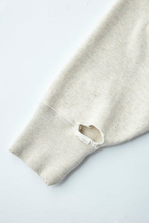 PATINA COTTON SWEAT CREW-NECK (SCAR FACE) - 222OJ-CT02