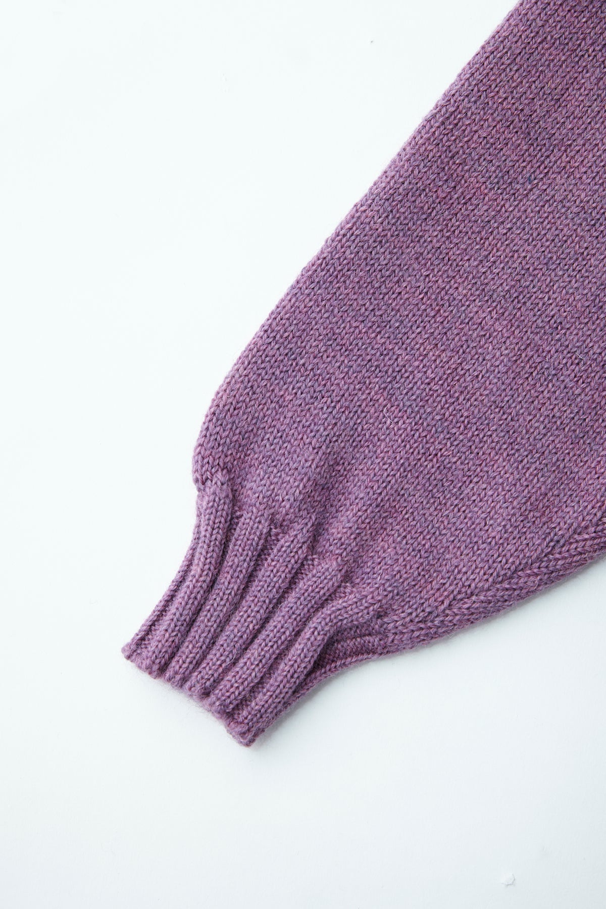TWEEDY YARN ZIP SWEATER - 222OJ-KN06