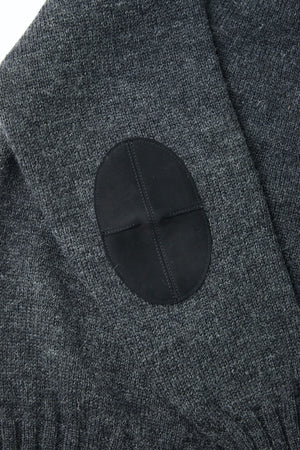 TWEEDY YARN ROLL-NECK SWEATER- 222OJ-KN07